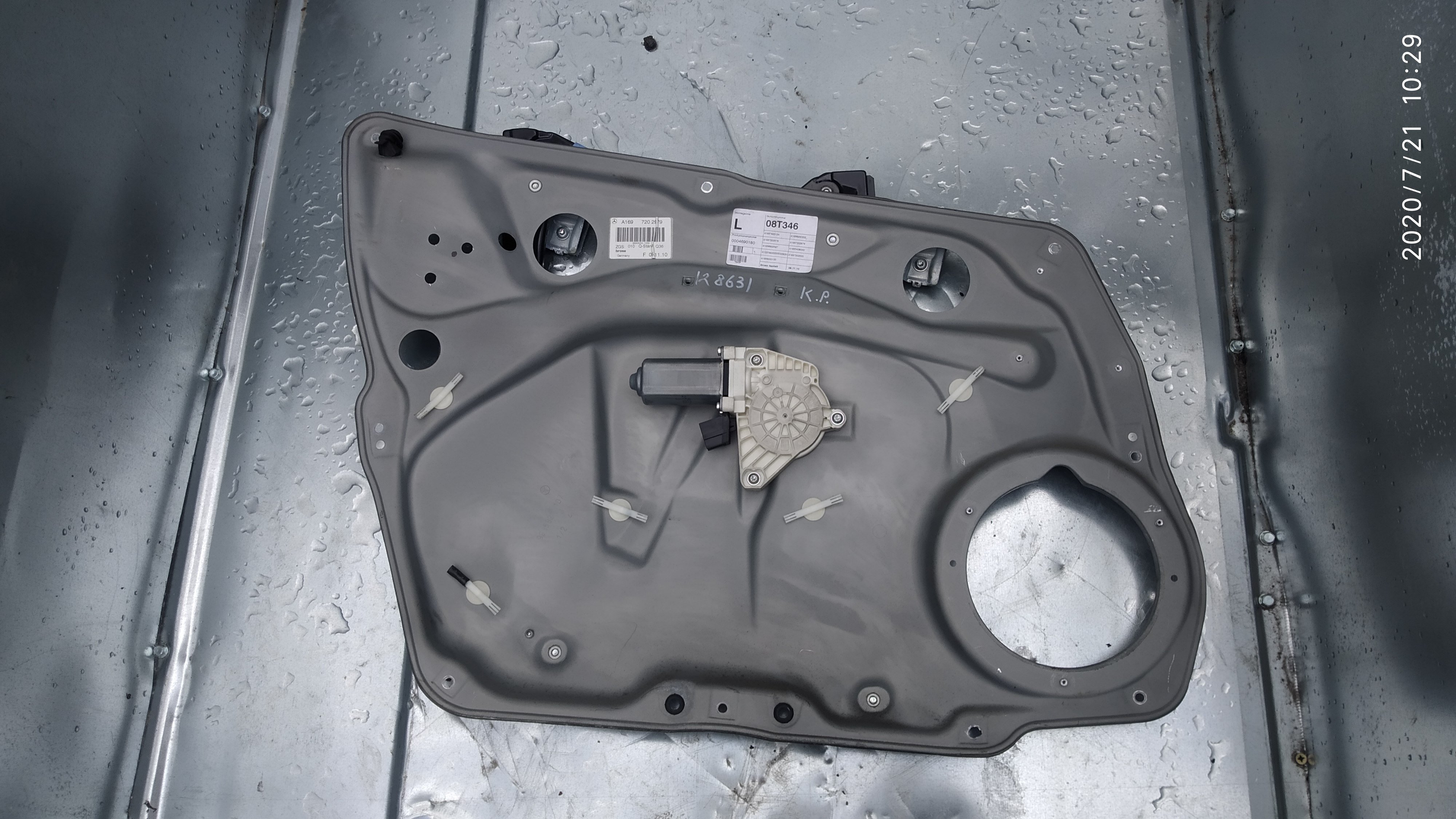 Mercedes-Benz B (W245) Hatchback 2.0 B-180 CDI 16V (OM640.940(Euro 4)) WINDOW MECHANISM LEFT FRONT 2010 A1697202979 A1697202979|MERCEDES-BENZ Mercedes-Benz B (W245) Hatchback 2.0 B-180 CDI 16V (OM640.940(Euro 4)) WINDOW MECHANISM LEFT FRONT 2010 A1697202979 A1697202979|MERCEDES-BENZ